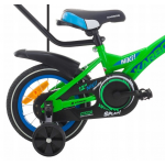 Detský bicykel 12" Karbon Niky zeleno-modrý 